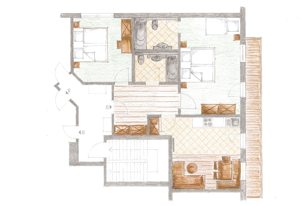 Appartements Viehhauser | Apartment G3 | Layout